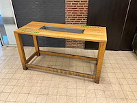 Peroni eikenhouten statafel met ijsbak - afbeelding 4 van  10