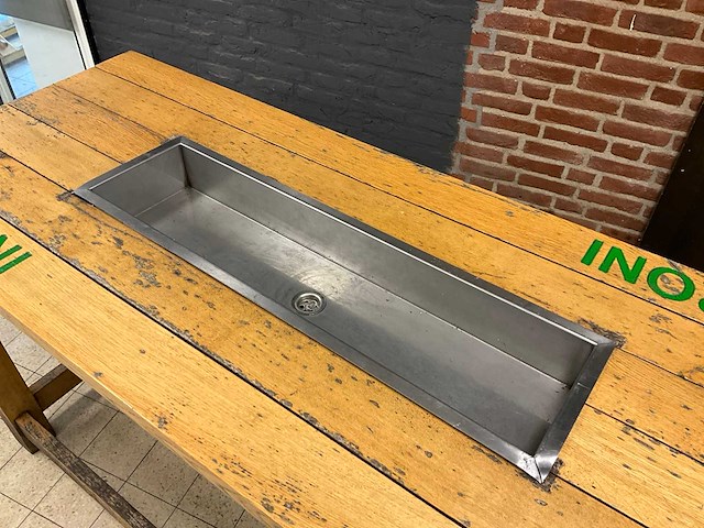 Peroni eikenhouten statafel met ijsbak - afbeelding 9 van  10