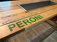 Peroni eikenhouten statafel met ijsbak - afbeelding 6 van  8