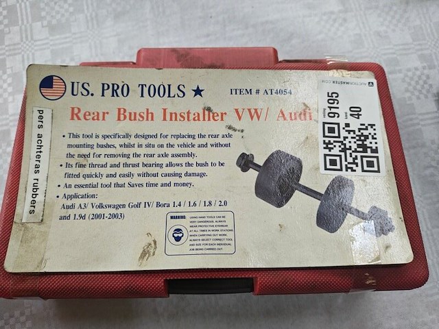 Pers voor rubberbussen vag, us pro tools, at-4054 - afbeelding 2 van  2