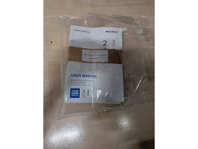 Persbek set in koffer, geberit, mapress - afbeelding 4 van  13