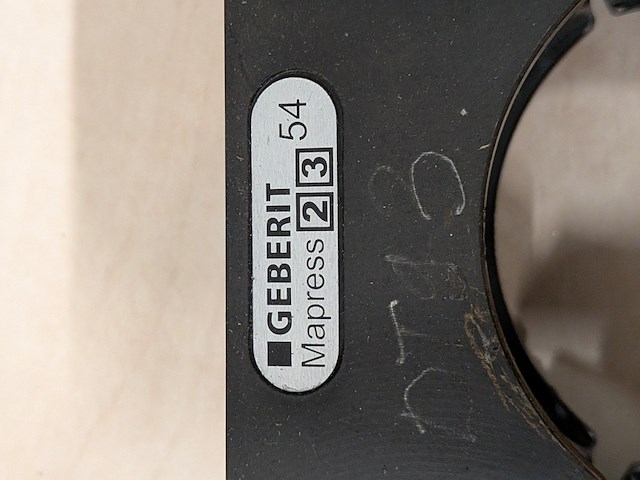 Persbek set in koffer, geberit, mapress - afbeelding 8 van  13