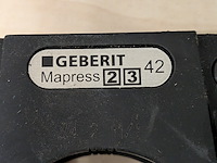 Persbek set in koffer, geberit, mapress - afbeelding 11 van  13