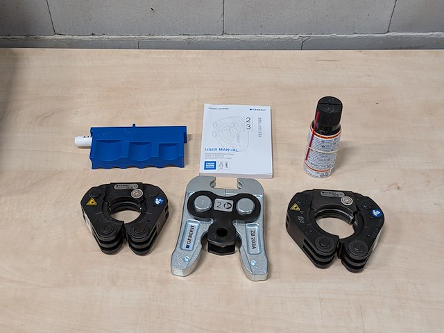 Persbek set in koffer, geberit, mapress - afbeelding 3 van  10