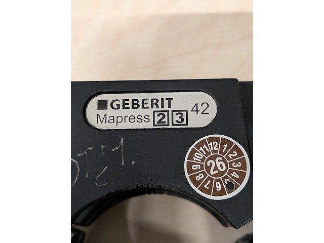 Persbek set in koffer, geberit, mapress - afbeelding 5 van  10