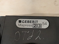 Persbek set in koffer, geberit, mapress - afbeelding 9 van  11