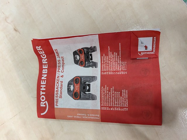 Persbek set in koffer, rothenberger - afbeelding 2 van  13