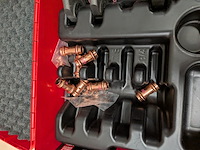 Persbek set in koffer, rothenberger - afbeelding 12 van  13