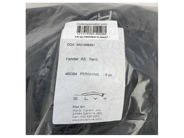 Pershing originele a5 spatborddeksel zwart 710 x 940 mm - 465384 - afbeelding 4 van  4