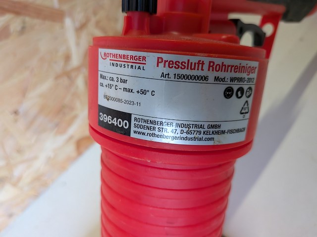 Perslucht afvoerreiniger rothenberger, 396400 - afbeelding 4 van  6