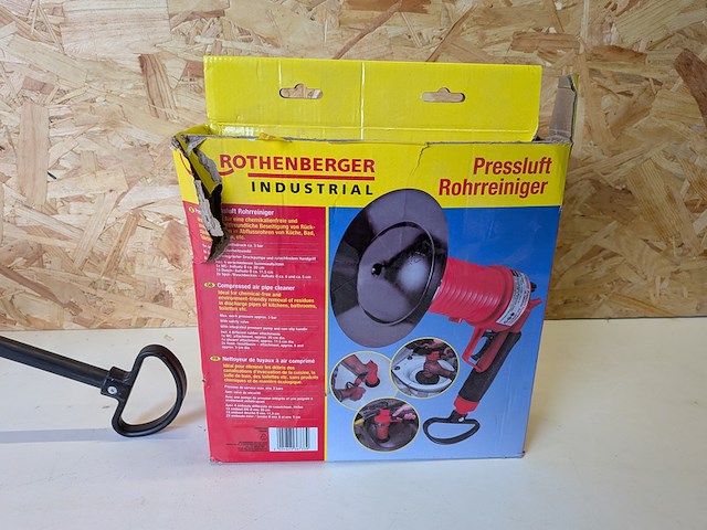 Perslucht afvoerreiniger rothenberger, 396400 - afbeelding 5 van  6