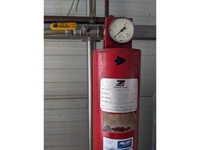 Perslucht conditie installatie oks/zander, 04-202-033, grijs/rood, bouwjaar 2009 - afbeelding 10 van  12