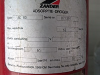 Perslucht conditie installatie oks/zander, 04-202-033, grijs/rood, bouwjaar 2009 - afbeelding 11 van  12