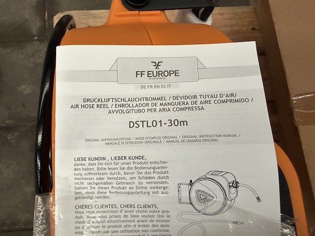 Persluchtslanghaspel 30 meter timbertech - afbeelding 4 van  4