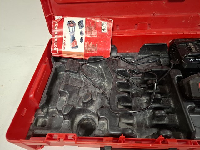 Persmachine - accu rothenberger, romax 4000, bouwjaar 2018 - afbeelding 9 van  9