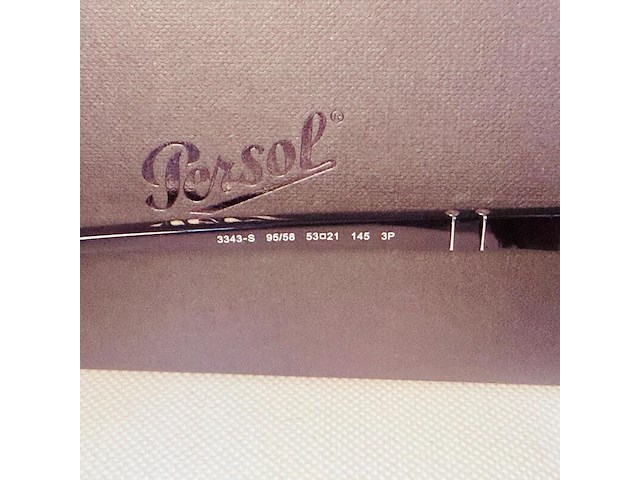 Persol po3343s zonnebril - full set compleet - afbeelding 2 van  10