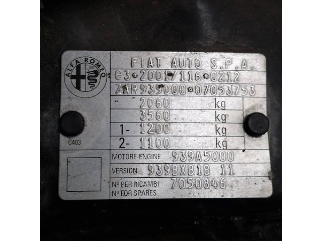 Personenauto, alfa romeo, 159 sportwagon, 2.2 jts progression, 2006 - afbeelding 75 van  77