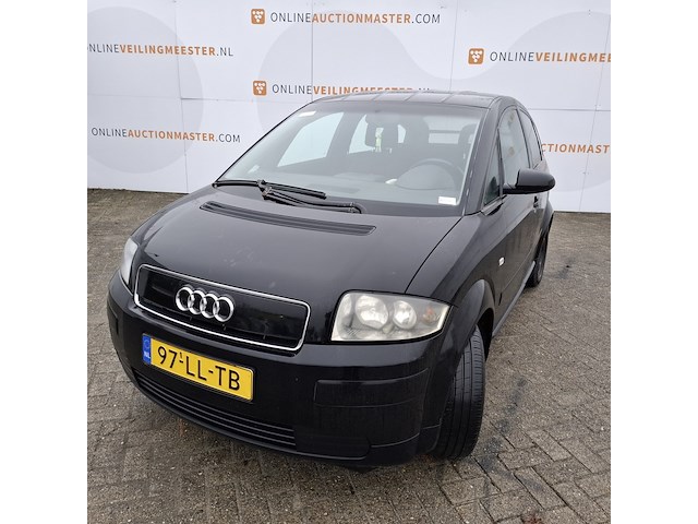 Personenauto audi, a2 1.4, zwart, bouwjaar 2003 - afbeelding 7 van  41