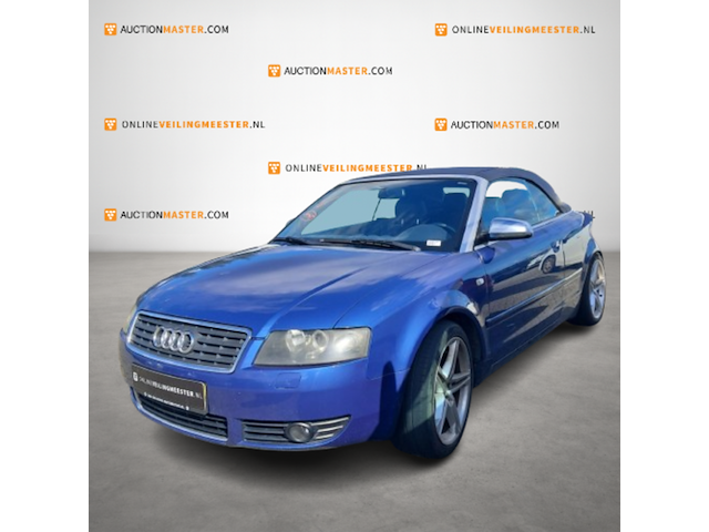 Personenauto, audi, a4 cabriolet, 3.0 v6, blauw, 2003 - afbeelding 1 van  14