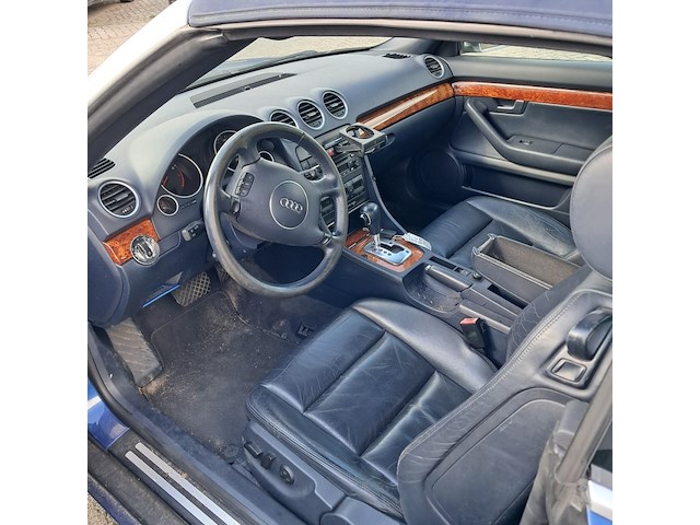 Personenauto, audi, a4 cabriolet, 3.0 v6, blauw, 2003 - afbeelding 14 van  14