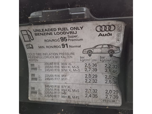 Personenauto, audi, a6 limousine, 2.4 pro line, 2006 - afbeelding 37 van  54