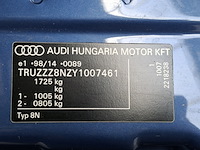 Personenauto, audi, tt, 1.8 5v turbo quattro, blauw, 1999 - afbeelding 46 van  64