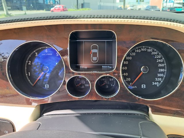 Personenauto, bentley, continental flying spur, 6.0 w12, zwart, 2007 - afbeelding 24 van  76