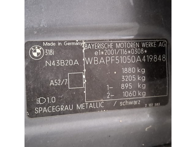 Personenauto, bmw, 3-serie, 318i business line, 2009 - afbeelding 37 van  54