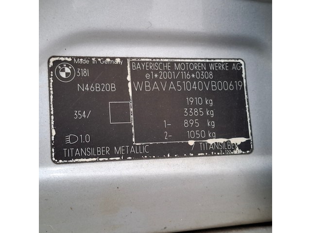Personenauto, bmw, 3-serie, 318i dynamic executive, 2006 - afbeelding 51 van  69