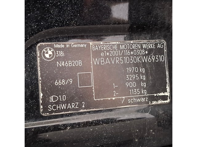 Personenauto, bmw, 3-serie touring, 318i, 2006 - afbeelding 69 van  82