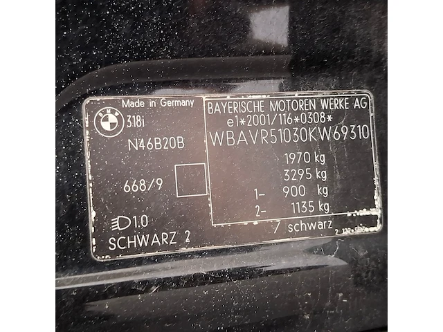 Personenauto, bmw, 3-serie touring, 318i, 2006 - afbeelding 69 van  82