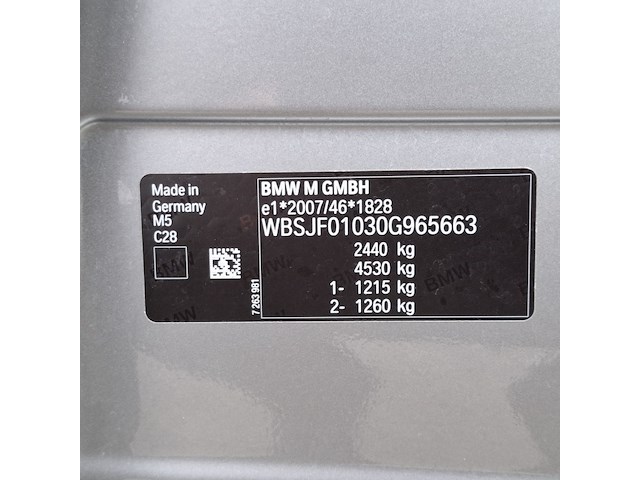 Personenauto bmw, 5-serie m5, bouwjaar 2018 - afbeelding 42 van  52