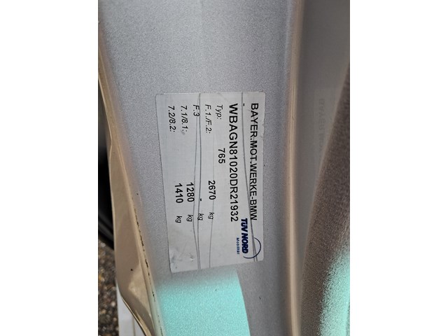 Personenauto, bmw, 7-serie, 760li, grijs, 2003 - afbeelding 48 van  80