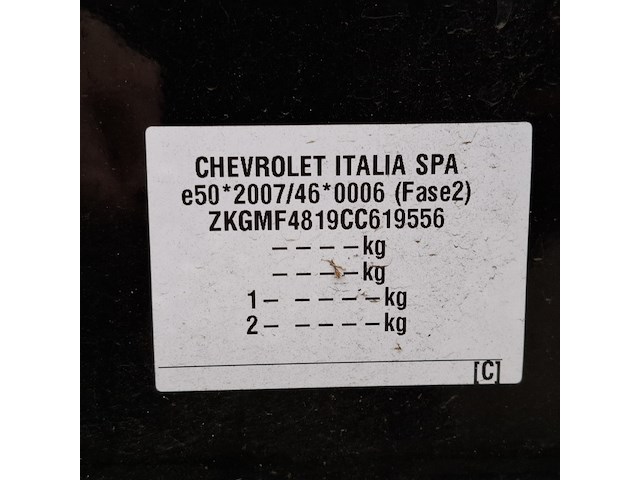 Personenauto chevrolet, spark 1.0 bi-fuel, bouwjaar 2012 - afbeelding 40 van  50