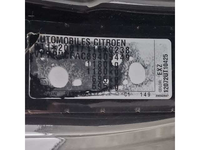 Personenauto, citroen, c1, 1.0-12v ambiance, 2010 - afbeelding 33 van  52