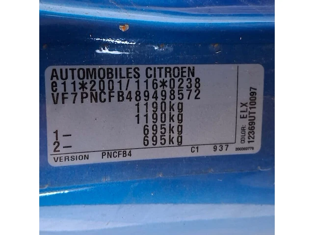 Personenauto, citroen, c1, 1.0-12v ambiance, 2010 - afbeelding 59 van  74