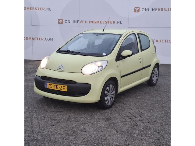 Personenauto citroën, c1 1.0-12v ambience, geel, bouwjaar 2006 - afbeelding 1 van  42
