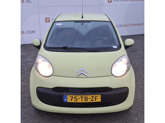 Personenauto citroën, c1 1.0-12v ambience, geel, bouwjaar 2006 - afbeelding 12 van  42