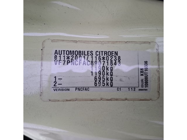 Personenauto citroën, c1 1.0-12v ambience, geel, bouwjaar 2006 - afbeelding 35 van  42