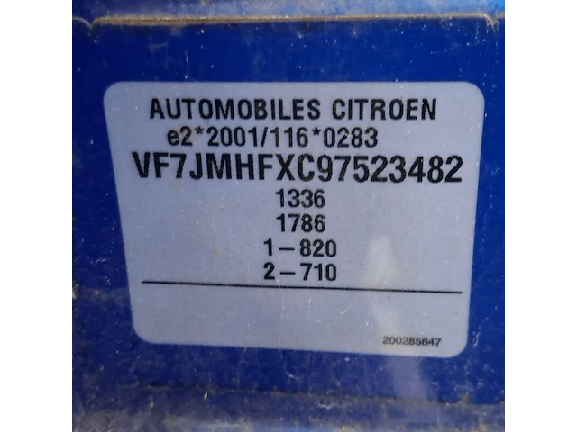 Personenauto, citroen, c2, 1.1i séduction, 2008 - afbeelding 59 van  73