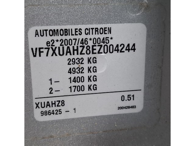 Personenauto, citroen, jumpy, 12 2.0 hdi l2h1 economy, 2014 - afbeelding 35 van  60