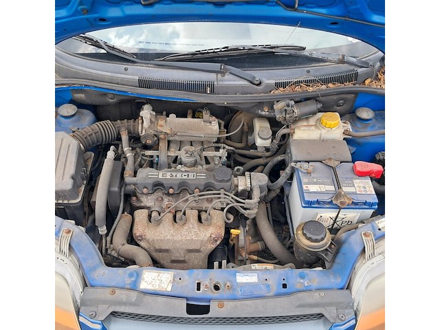 Personenauto, daewoo, kalos, 1.4 spirit, blauw, 2003 - afbeelding 3 van  19