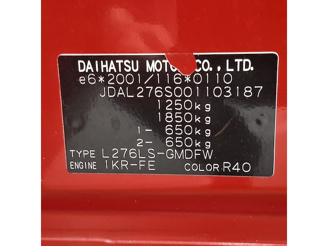 Personenauto, daihatsu, cuore, 1.0 premium, 2008 - afbeelding 36 van  56