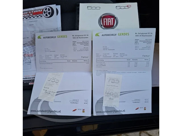 Personenauto, fiat, 500, 1.0 twinair pop, donkerblauw, 2015 - afbeelding 27 van  43