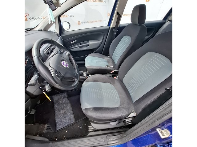 Personenauto fiat, grande punto 1.4, blauw, bouwjaar 2008 - afbeelding 4 van  50