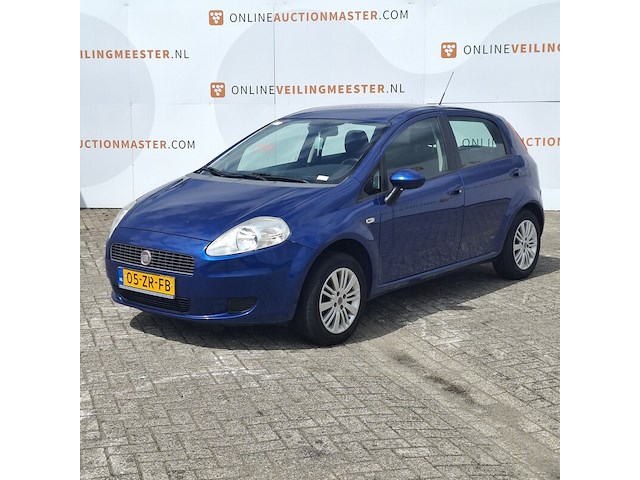 Personenauto fiat, grande punto 1.4, blauw, bouwjaar 2008 - afbeelding 1 van  50