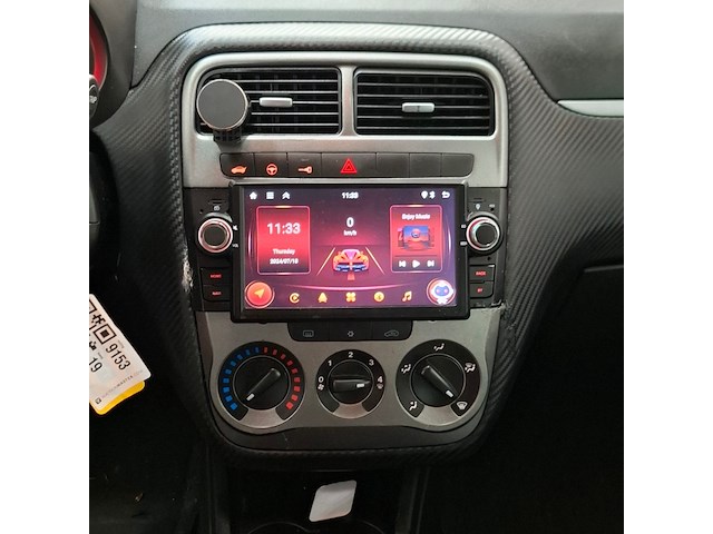 Personenauto, fiat, grande punto, 1.4 nerobianco, 2009 - afbeelding 9 van  24