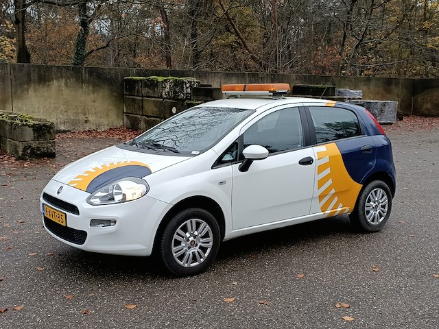 Personenauto fiat, punto evo 1.4 natural power street, wit, bouwjaar 2014 - afbeelding 1 van  36