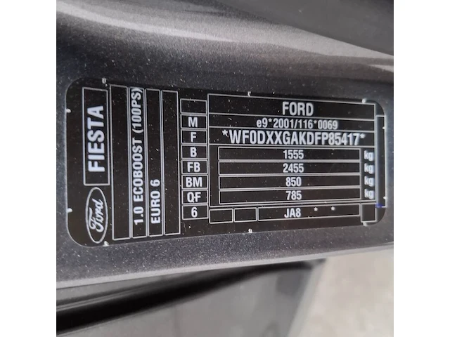 Personenauto, ford, fiesta, 1.0 ecoboost titanium, 2016 - afbeelding 55 van  74
