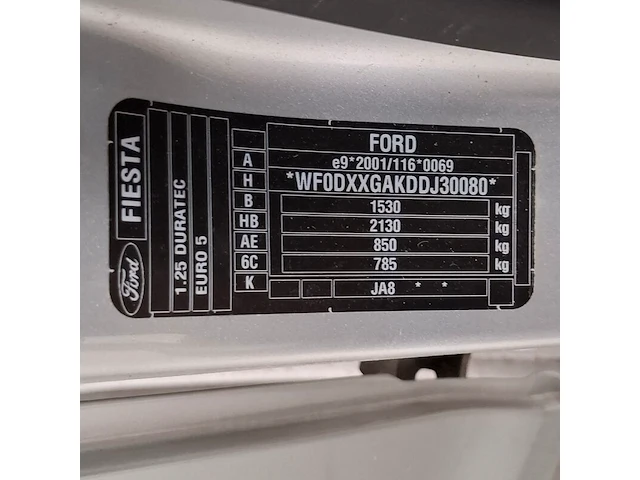 Personenauto, ford, fiesta, 1.25 trend, 2013 - afbeelding 57 van  76